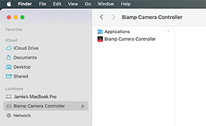 Installation file screen (MAC OS)
